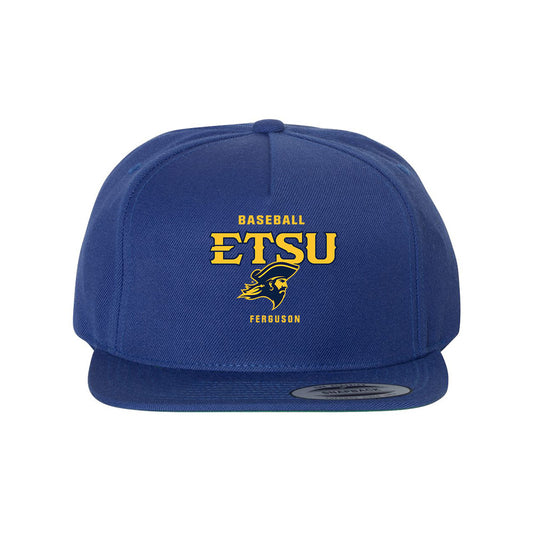 East Tennessee State - NCAA Baseball : Henry Ferguson - Snapback Hat-0