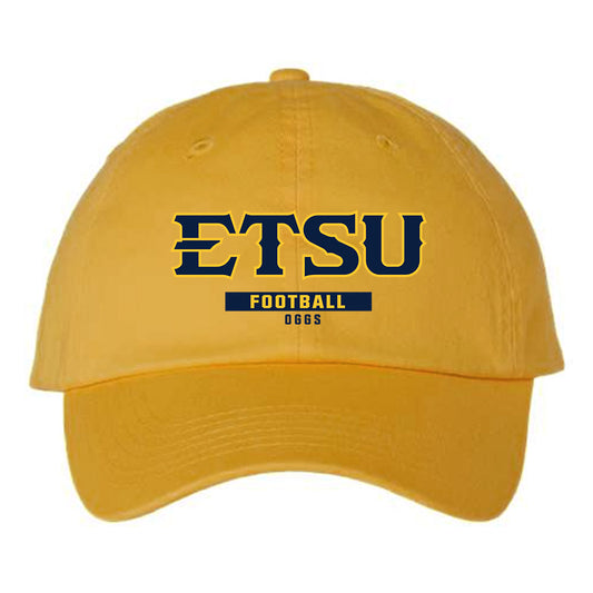 East Tennessee State - NCAA Football : Jivon Oggs - Dad Hat-0