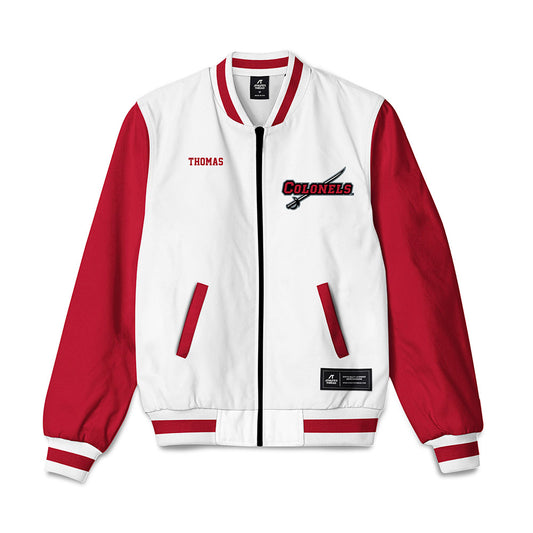 Nicholls State - NCAA Women's Track & Field : AMiah Thomas - Bomber Jacket-0