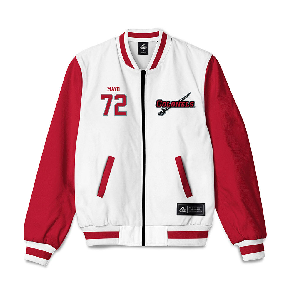 Nicholls State - NCAA Football : MarcQues Mayo - Bomber Jacket-0