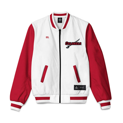 Nicholls State - NCAA Men's Track & Field : Connor Gil - Bomber Jacket-0