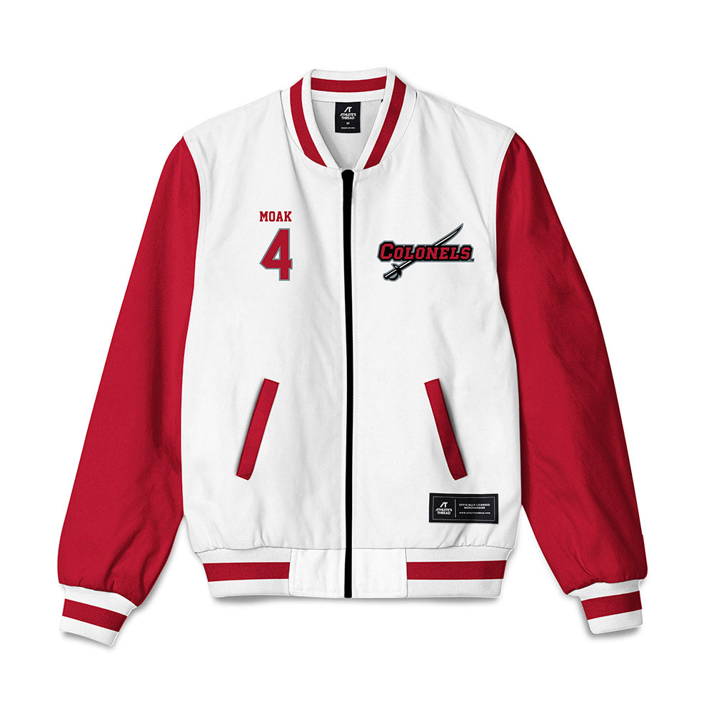 Nicholls State - NCAA Softball : Madison Moak - Bomber Jacket-0