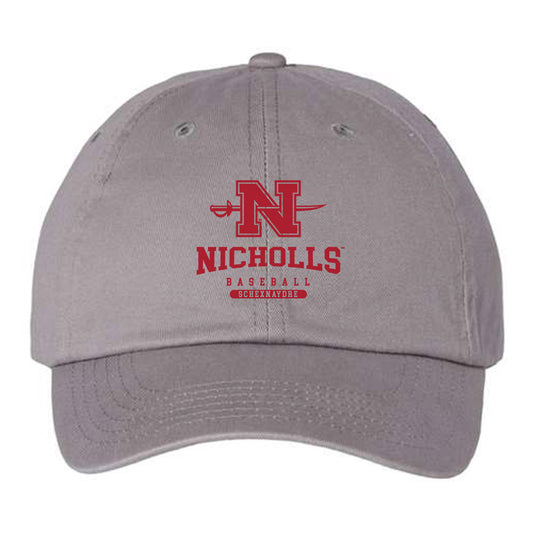 Nicholls State - NCAA Baseball : Owen Schexnaydre - Dad Hat-0