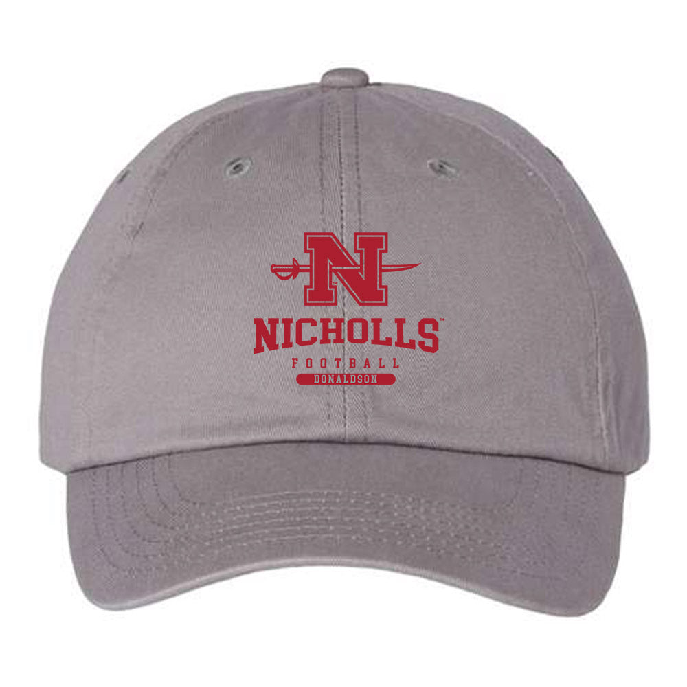 Nicholls State - NCAA Football : Gregory Donaldson - Dad Hat-0