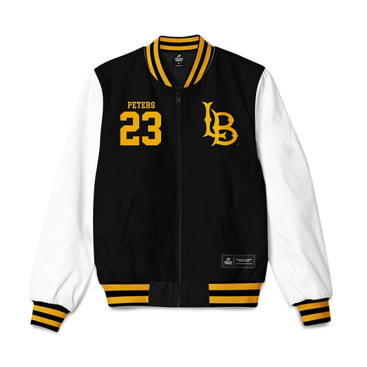 LBSU - NCAA Women's Soccer : Hannah Peters - Bomber Jacket-0