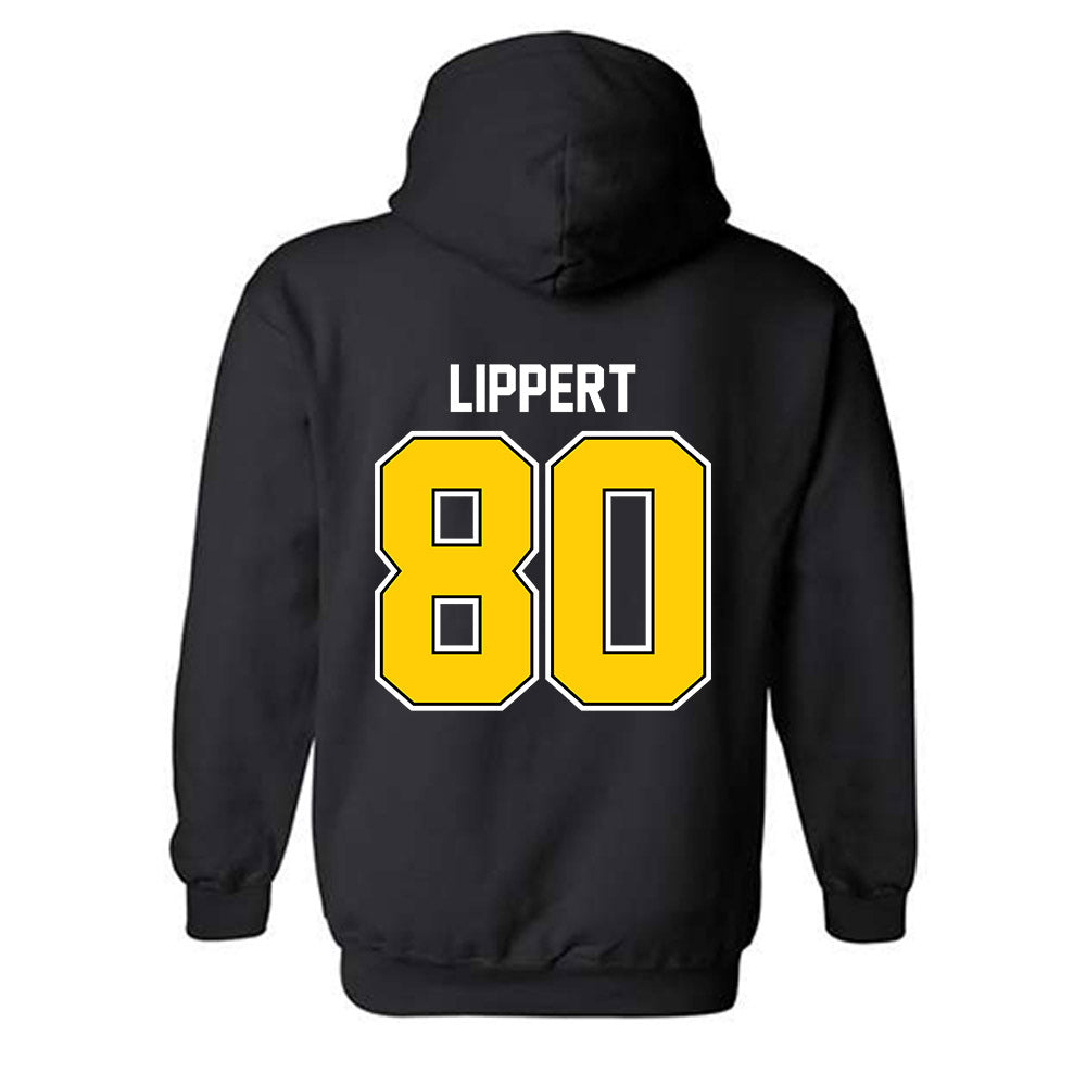 Michigan Tech - NCAA Football : Jaxon Lippert - Classic Shersey Hooded Sweatshirt-1