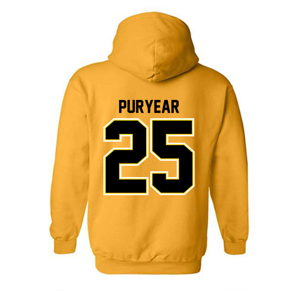 Michigan Tech - NCAA Women's Soccer : Ak Puryear - Classic Shersey Hooded Sweatshirt-1