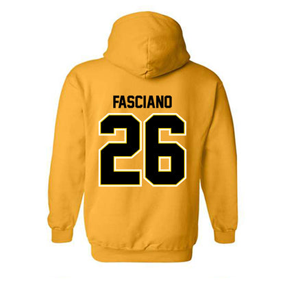 Michigan Tech - NCAA Men's Ice Hockey : Luca Fasciano - Classic Shersey Hooded Sweatshirt-1