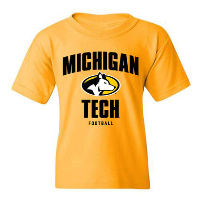 Michigan Tech - NCAA Football : Isaac Fair - Classic Shersey Youth T-Shirt-0