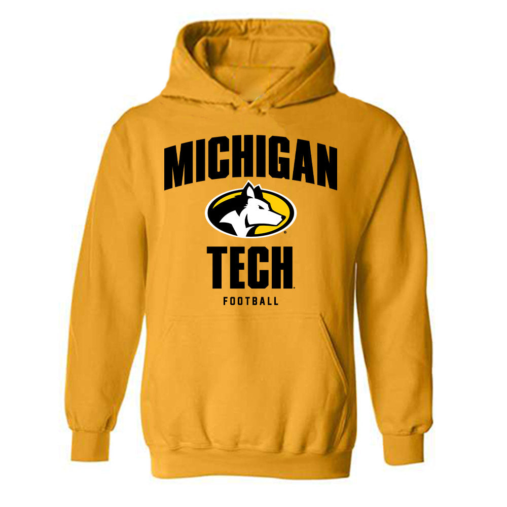 Michigan Tech - NCAA Football : Daniel Wylie - Classic Shersey Hooded Sweatshirt-0