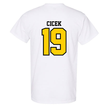 Michigan Tech - NCAA Men's Ice Hockey : Michael Cicek - Classic Shersey T-Shirt-1