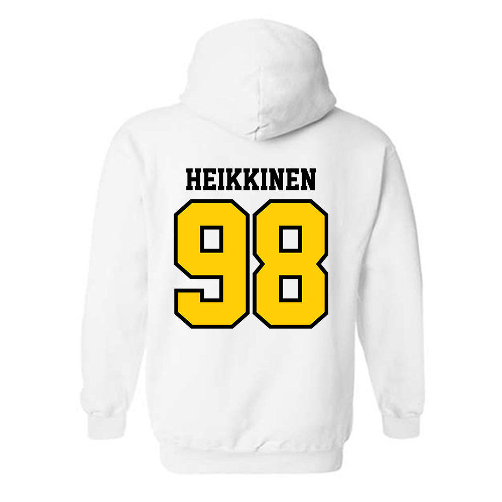 Michigan Tech - NCAA Football : Gauge Heikkinen - Classic Shersey Hooded Sweatshirt-1