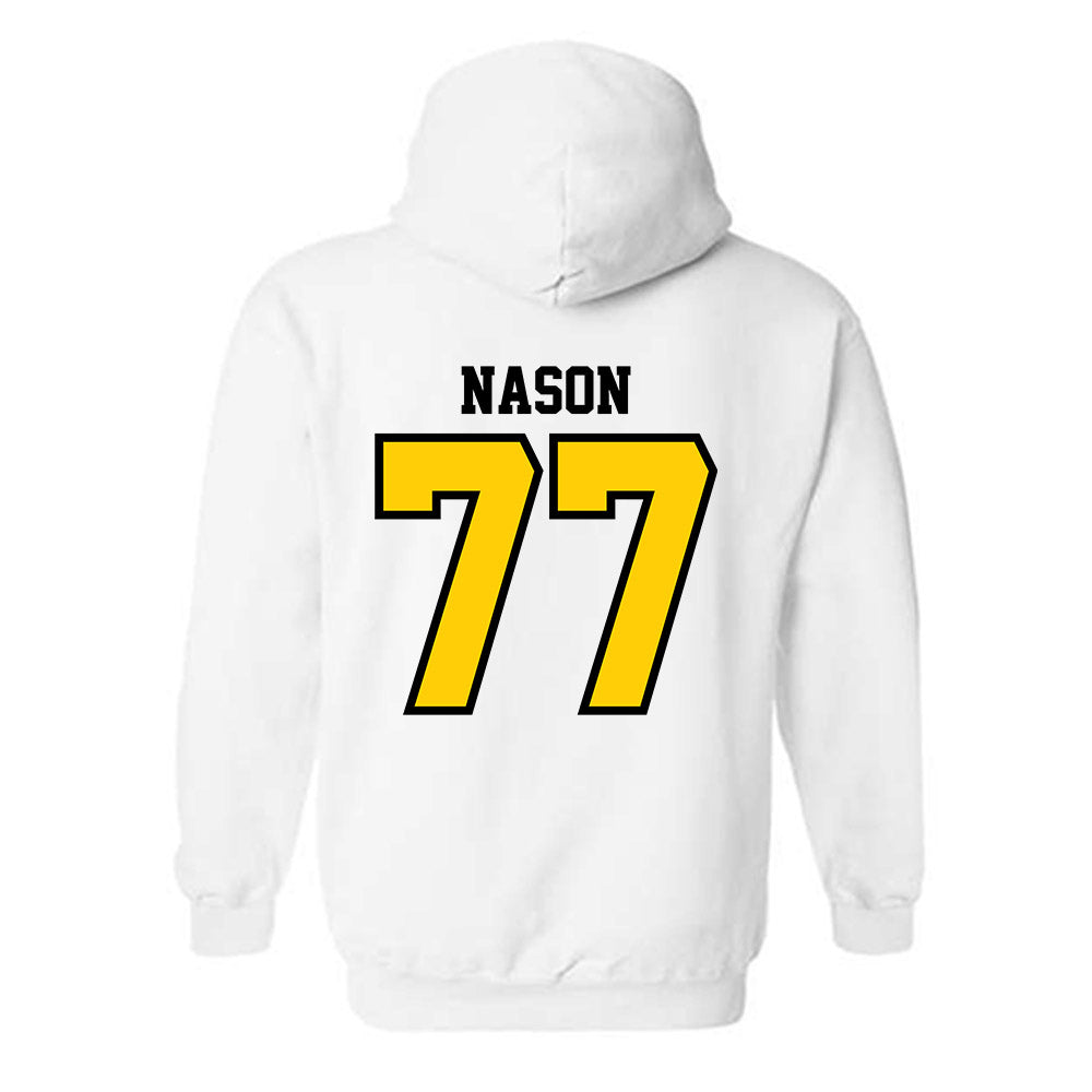 Michigan Tech - NCAA Football : Max Nason - Classic Shersey Hooded Sweatshirt