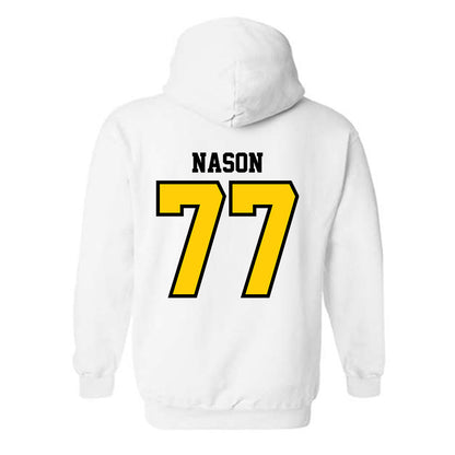 Michigan Tech - NCAA Football : Max Nason - Classic Shersey Hooded Sweatshirt