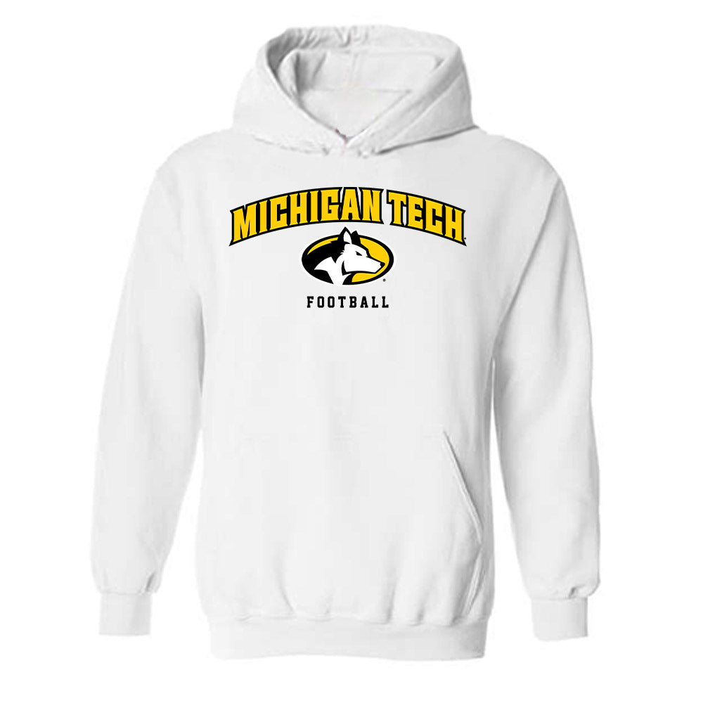 Michigan Tech - NCAA Football : Drew Heppner - Classic Shersey Hooded Sweatshirt-0