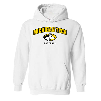 Michigan Tech - NCAA Football : Drew Heppner - Classic Shersey Hooded Sweatshirt-0