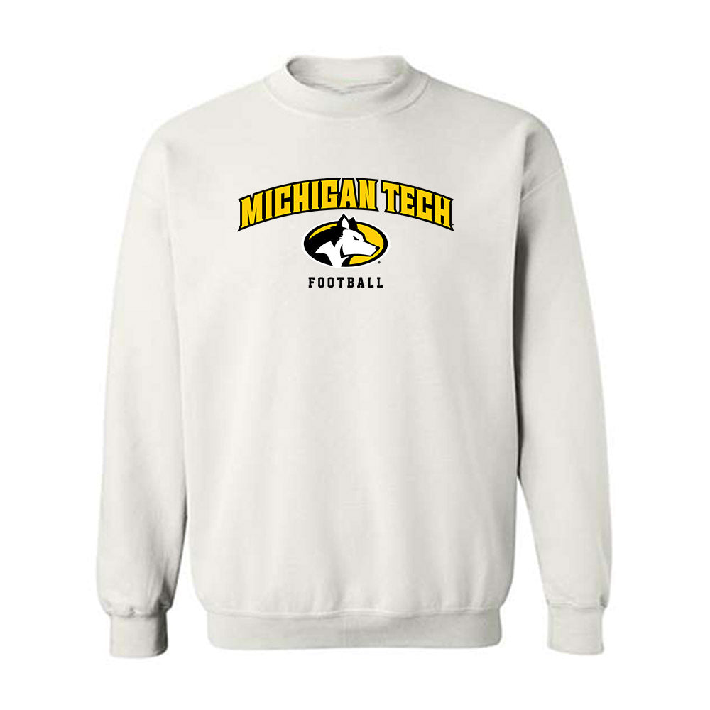 Michigan Tech - NCAA Football : Adam Rammouni - Classic Shersey Crewneck Sweatshirt-0
