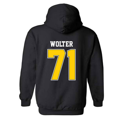 Michigan Tech - NCAA Football : Mason Wolter - Classic Shersey Hooded Sweatshirt-1