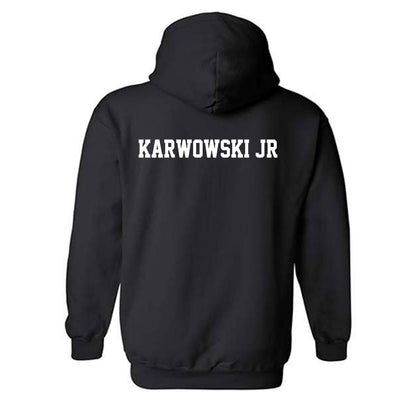 Michigan Tech - NCAA Football : Brett Karwowski Jr - Classic Shersey Hooded Sweatshirt-1