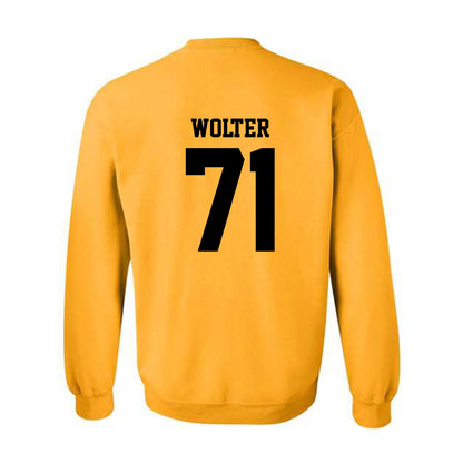 Michigan Tech - NCAA Football : Mason Wolter - Classic Shersey Crewneck Sweatshirt-1