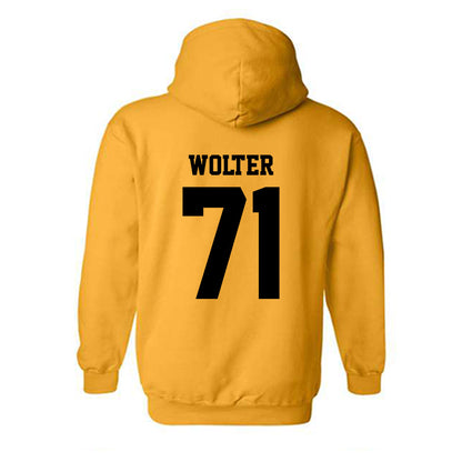 Michigan Tech - NCAA Football : Mason Wolter - Classic Shersey Hooded Sweatshirt-1