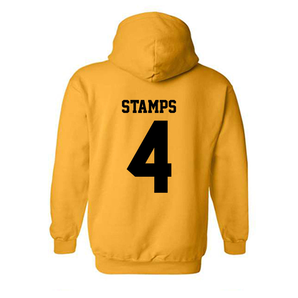 Michigan Tech - NCAA Football : Jamison Stamps - Classic Shersey Hooded Sweatshirt-1