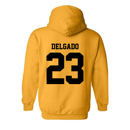 Michigan Tech - NCAA Football : Samuel Delgado - Classic Shersey Hooded Sweatshirt-1