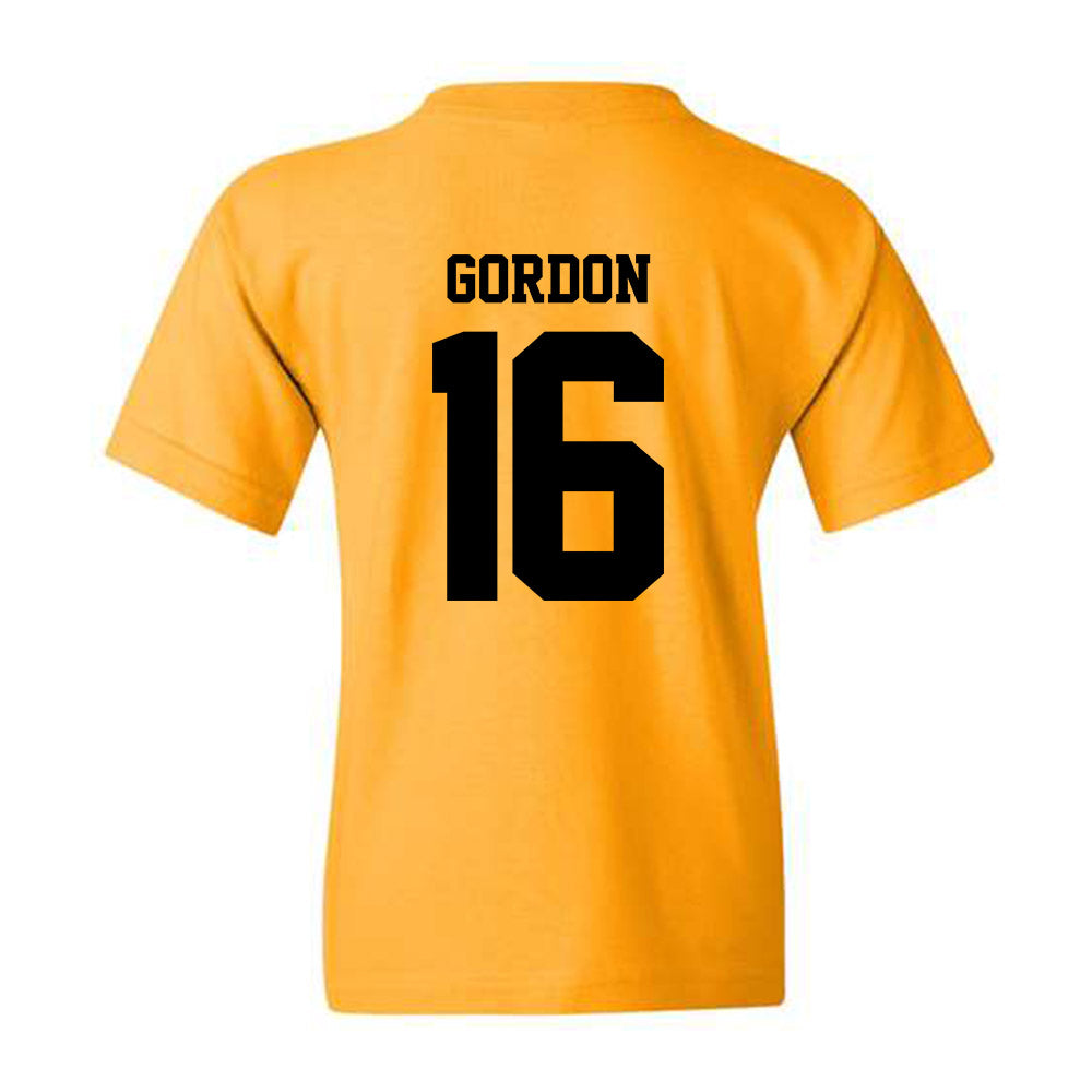 Michigan Tech - NCAA Men's Ice Hockey : Isaac Gordon - Classic Shersey Youth T-Shirt