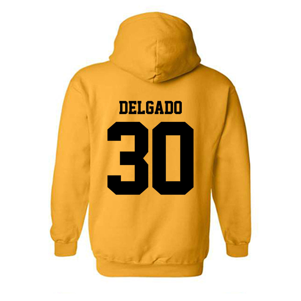 Michigan Tech - NCAA Football : Samuel Delgado - Classic Shersey Hooded Sweatshirt-1