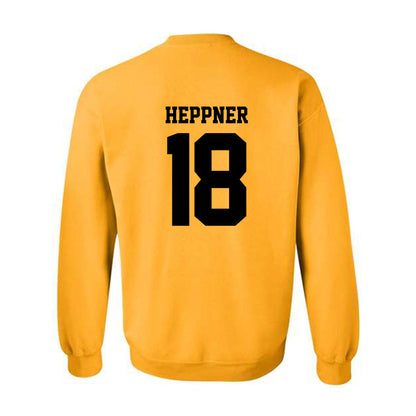 Michigan Tech - NCAA Football : Drew Heppner - Classic Shersey Crewneck Sweatshirt-1