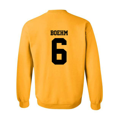 Michigan Tech - NCAA Men's Ice Hockey : Brayden Boehm - Classic Shersey Crewneck Sweatshirt-1
