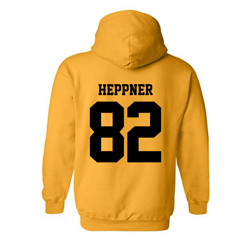 Michigan Tech - NCAA Football : Drew Heppner - Classic Shersey Hooded Sweatshirt-1