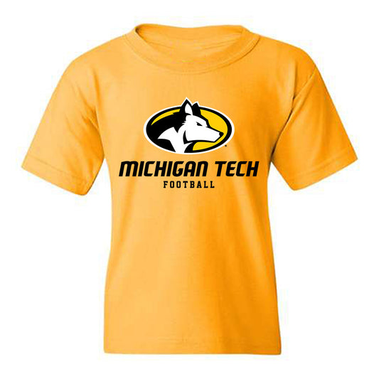 Michigan Tech - NCAA Football : Henry Crumlett - Classic Shersey Youth T-Shirt-0