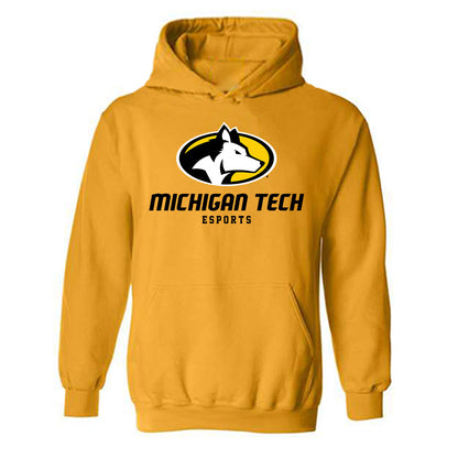 Michigan Tech - E-Sports : Alexander Briggs - Classic Shersey Hooded Sweatshirt-0