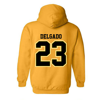 Michigan Tech - NCAA Football : Samuel Delgado - Classic Shersey Hooded Sweatshirt-1