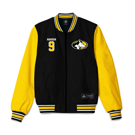 Michigan Tech - NCAA Football : MJ Hansen - Bomber Jacket