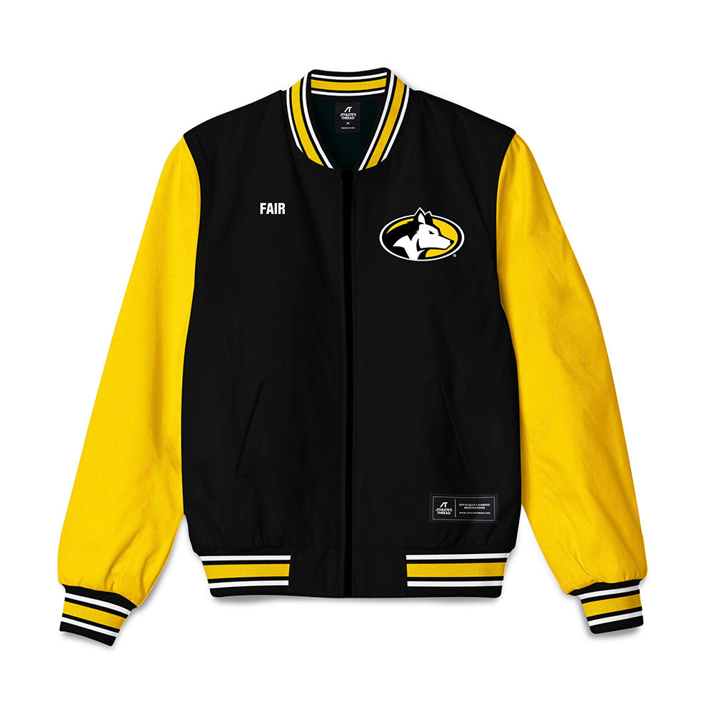 Michigan Tech - NCAA Football : Isaac Fair - Bomber Jacket-0