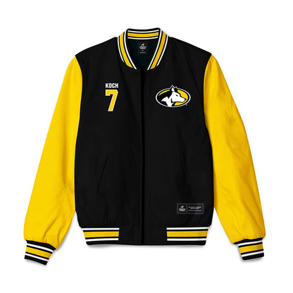 Michigan Tech - NCAA Football : Chase Koch - Bomber Jacket-0