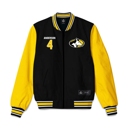 Michigan Tech - NCAA Men's Ice Hockey : Jack Anderson - Bomber Jacket-0