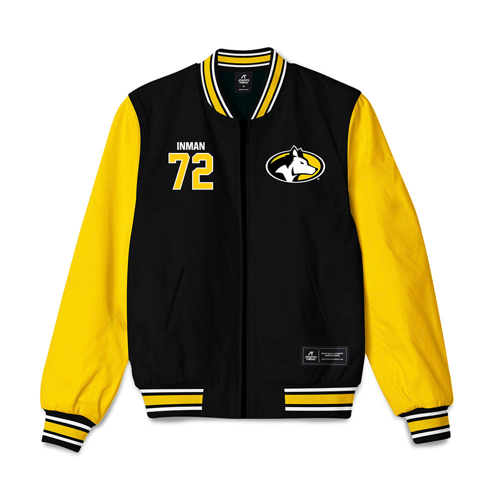 Michigan Tech - NCAA Football : Bryar Inman - Bomber Jacket-0