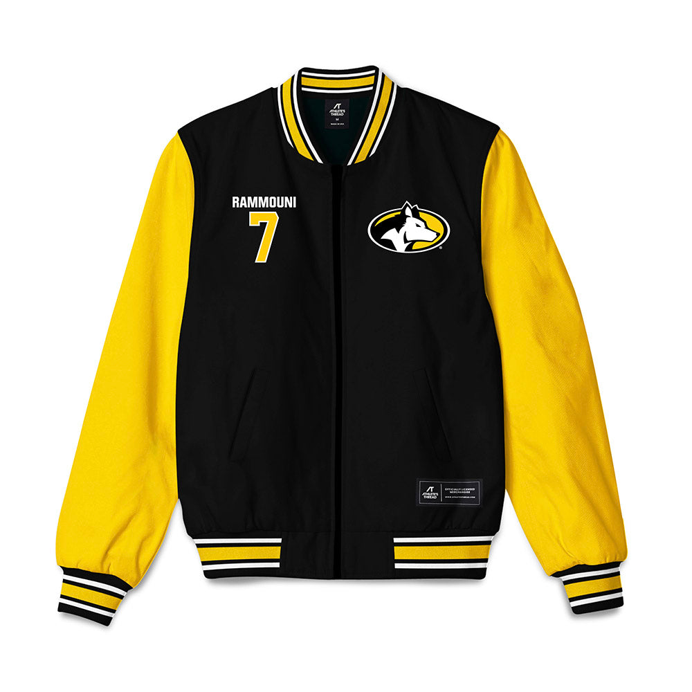 Michigan Tech - NCAA Football : Adam Rammouni - Bomber Jacket-0