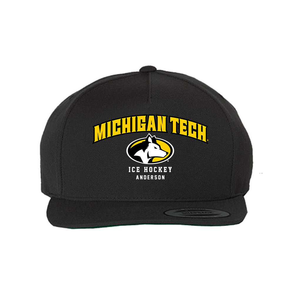 Michigan Tech - NCAA Men's Ice Hockey : Jack Anderson - Snapback Hat-0