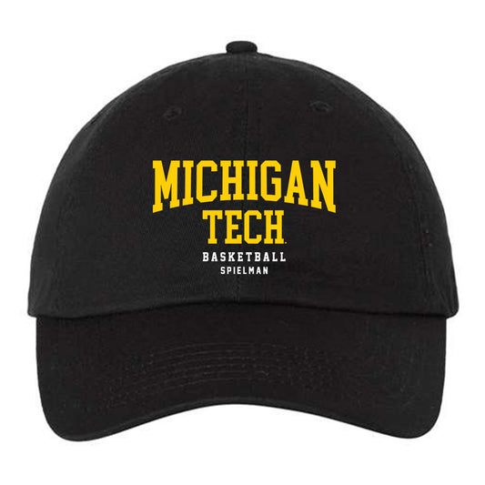 Michigan Tech - NCAA Men's Basketball : Garrett Spielman - Dad Hat-0