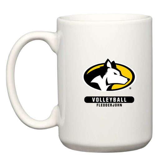 Michigan Tech - NCAA Women's Volleyball : Julia Fledderjohn - Coffee Mug-0