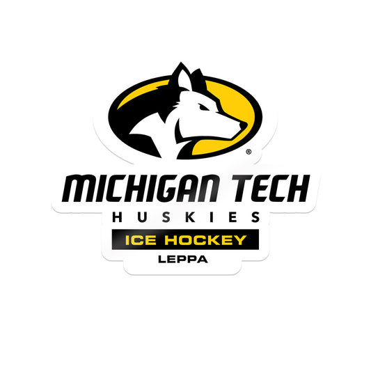Michigan Tech - NCAA Men's Ice Hockey : Tom Leppa - Sticker