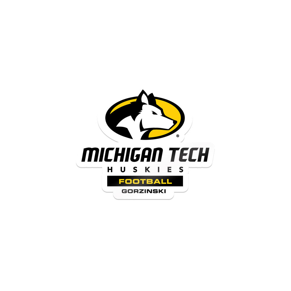 Michigan Tech - NCAA Football : Lane Gorzinski - Sticker-0