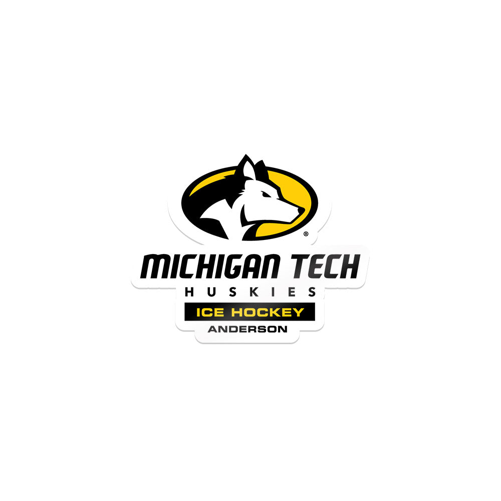 Michigan Tech - NCAA Men's Ice Hockey : Jack Anderson - Sticker-0