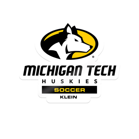 Michigan Tech - NCAA Women's Soccer : Gabrielle Klein - Sticker