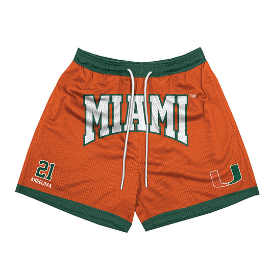 Miami - NCAA Women's Volleyball : Denitsa Angelova - Shorts-0