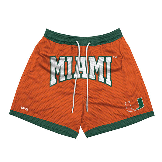 Miami - NCAA Women's Tennis : Qavia Lopez - Shorts-0